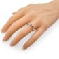 NANA Jewels S-Bar Mother&#039;s Ring with 1 to 6 Birthstones in Sterling Silver, 10k or 14k White, Yellow or Rose Gold