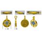 Central Diamond Center Star of David Am Israel Chai-Choice Lion or Shema Israel Preyer Necklace/Pendant