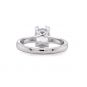 NANA Jewels 3ct Oval Simulated Diamond Engagement ring Solitaire Lucita Cz &amp; Silver