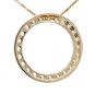 Sterling Silver Circle of Life Pendant Necklace – 5.00 Carat Cubic Zirconia (27 Stones, 3.50mm Each) – 925 Silver, 5g – Eternal Love Jewelry for Women